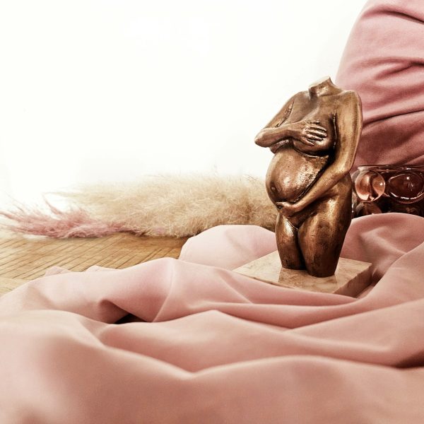 B2B Zwangerschapsbeeldje brons | 11-101