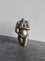 Zwangerschapsbeeldje goudgrijs-groen | 17-104