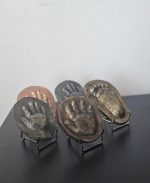 Beeld plat handje of voetje acryl gecoat | 14-107 - Afbeelding 2