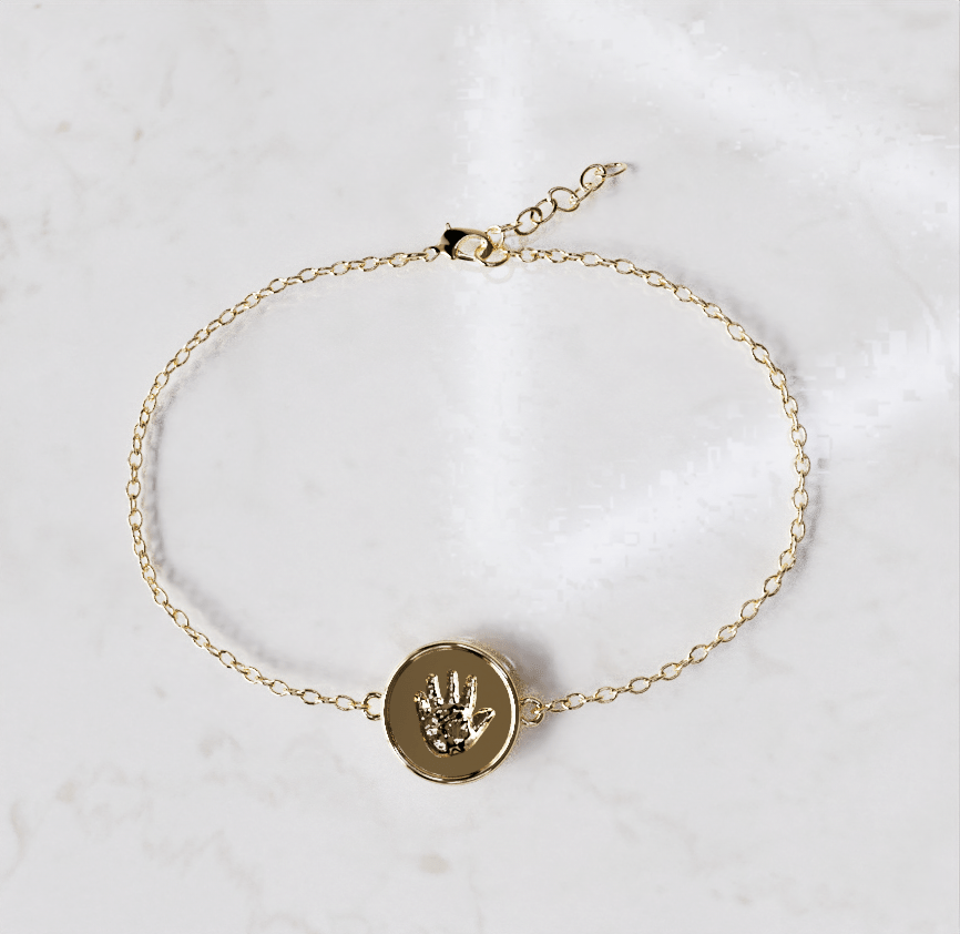 armbandje-omlijsting-rond-gold-voor Armband rond met omlijsting huisdier | 13-204 - Afbeelding 1