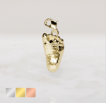 Bedel voetje platte achterzijde | 14-601