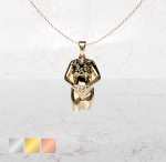 Ketting met zwangerschaps bedel met armen | 17-400 - Afbeelding 10