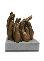 Familliebeeld brons | 12-101 - Afbeelding 3