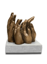 Familliebeeld brons | 12-101 - Afbeelding 4