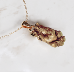 Ketting met pootje bedel 3D | 13-406 - Afbeelding 2