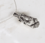 Ketting met pootje bedel 3D | 13-406 - Afbeelding 3