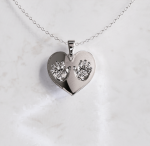 Ketting met hartje vlak | 14-408 - Afbeelding 3