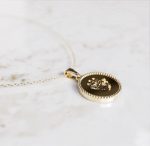 Ketting bedel rond met deco | 14-401 - Afbeelding 5