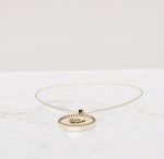 Ketting bedel rond met deco | 14-401 - Afbeelding 4