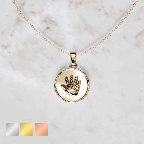 Ketting bedel rond met omlijsting | 14-402