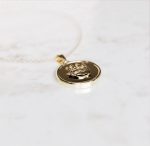 Ketting bedel rond met omlijsting | 14-402 - Afbeelding 3