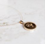 Ketting bedel rond met deco | 14-401 - Afbeelding 8