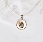 Ketting bedel rond met omlijsting | 14-402 - Afbeelding 9