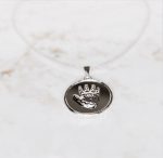 Ketting bedel rond met omlijsting | 14-402 - Afbeelding 6