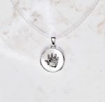 Ketting bedel rond met omlijsting | 14-402 - Afbeelding 4