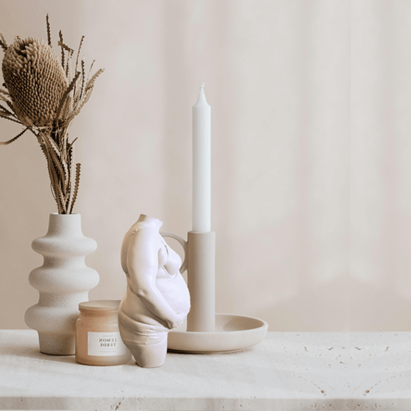 Zwangerschapsbeeldje gips | 17-102