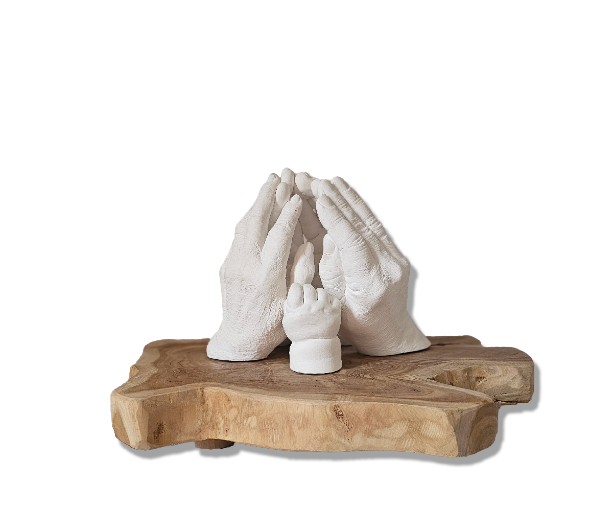 handbeeld Familliebeeld gips | 12-102 - Afbeelding 1