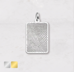 rechthoekige hanger met vingerafdruk | 16-411 - Afbeelding 2