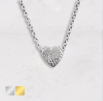 Vingerafdruk hartje aan collier | 16-400 - Afbeelding 2