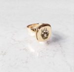 Ring vierkant met omlijsting huisdier | 13-311 - Afbeelding 3