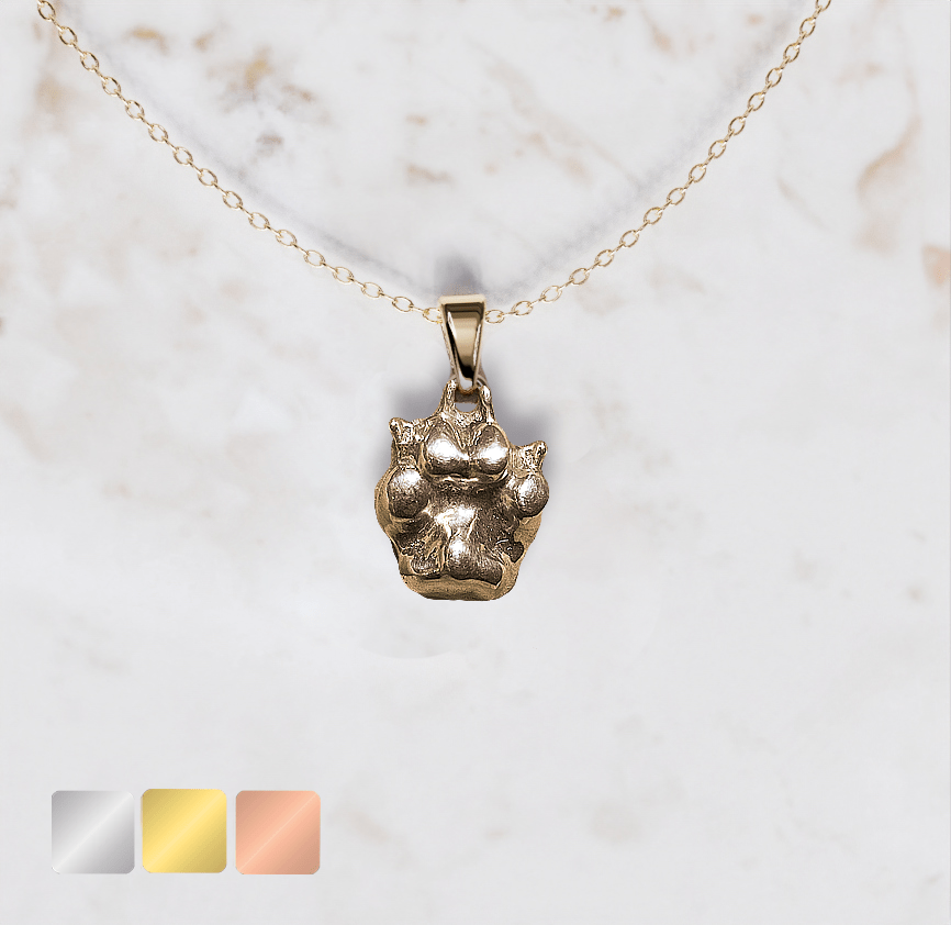 ketting-voorfoto Ketting pootje bedel | 13-407 - Afbeelding 1