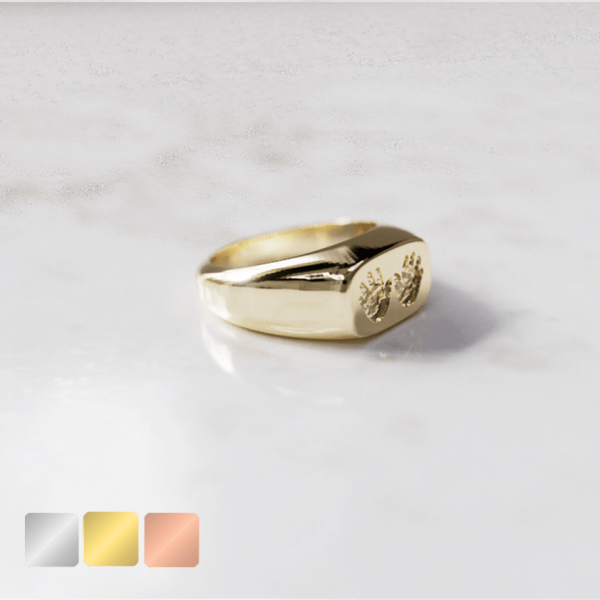 Zegelring wijd rechthoek | 14-302