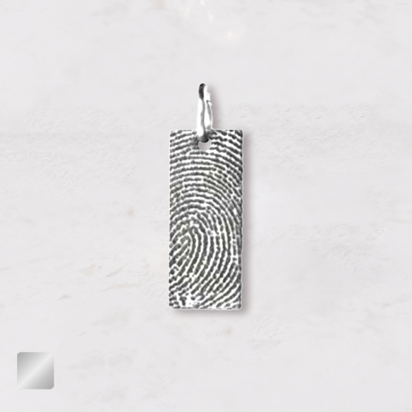 Rechthoekige hanger met vingerafdruk | 16-410