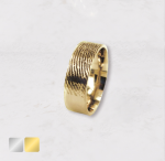 Gladde ring met vingerafdruk | 16-302