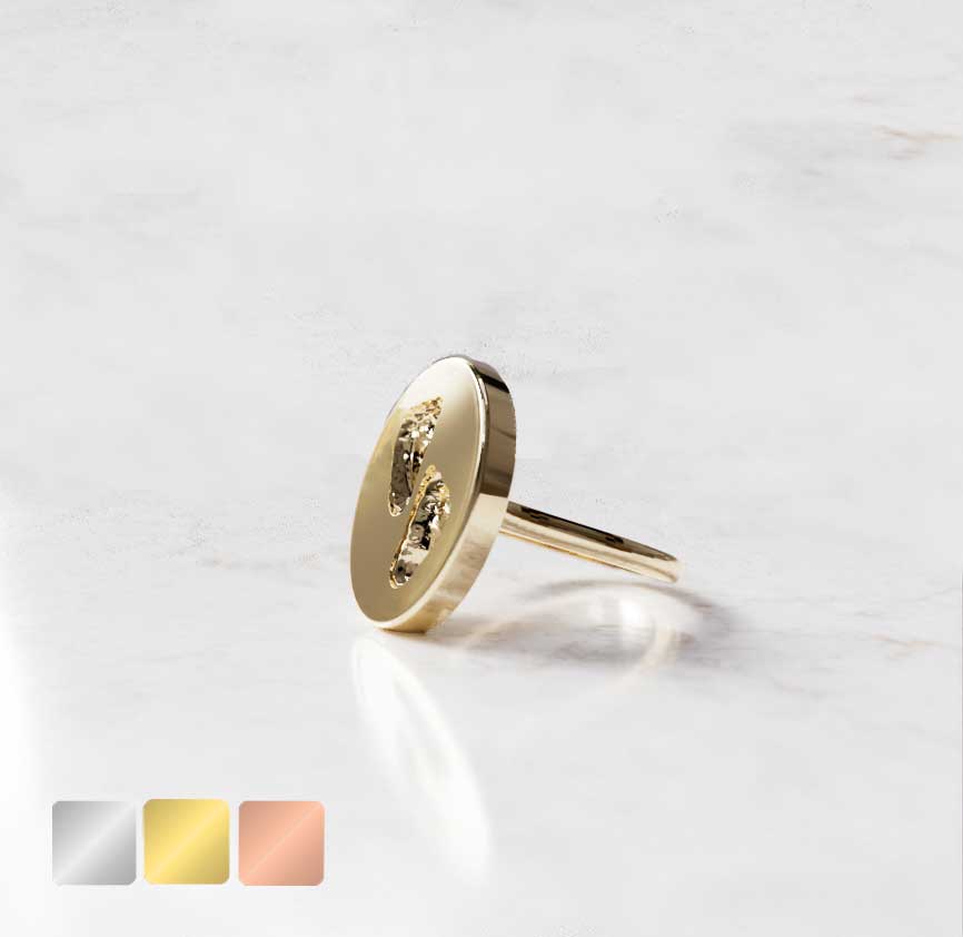 render-ring-groot-met-omlijsting-goud-zij-kleur Ovale ring groot vlak | 14-320 - Afbeelding 1