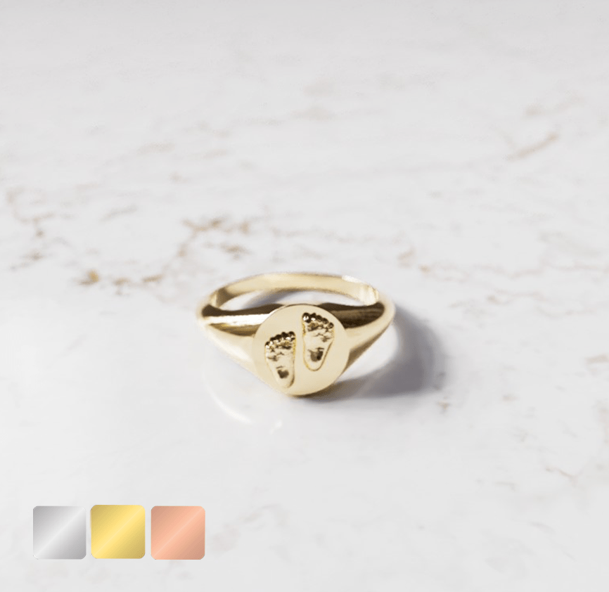 ring-11-goud-voor-voetje-er-op1-kleur Zegelring | 14-310 - Afbeelding 1