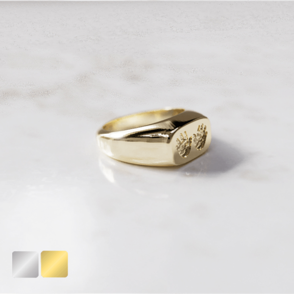 Zegelring rechthoek Heren | 14-307