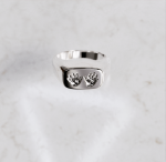 Zegelring wijd rechthoek | 14-302 - Afbeelding 5