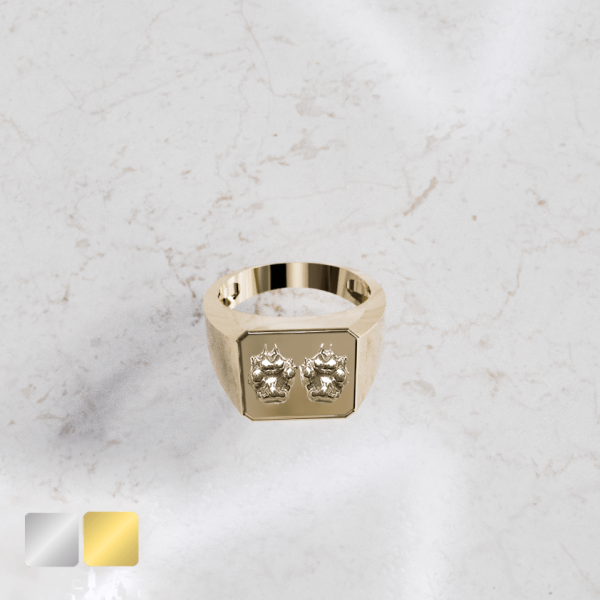 Zegelring rechthoekig huisdier Heren | 13-317