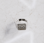 Zegelring rechthoekig huisdier Heren | 13-317 - Afbeelding 2