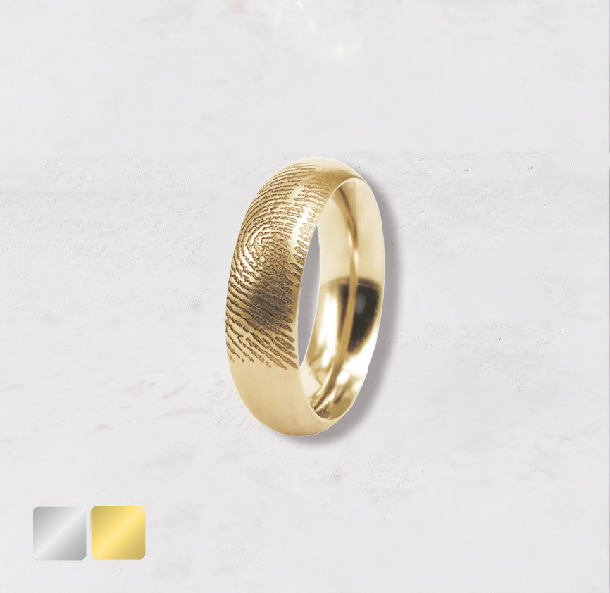 ring-bol-goud Ring met bolling | 14-317 - Afbeelding 1