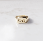 Zegelring wijd rechthoek | 14-302 - Afbeelding 3