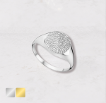Zegelring rond vingerafdruk | 16-307 - Afbeelding 2