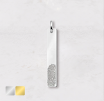 rechthoekige lange hanger met vingerafdruk | 16-412 - Afbeelding 2