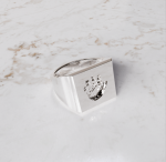 Zegelring vierkant Heren | 14-305 - Afbeelding 3