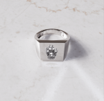 Zegelring vierkant groot huisdier Heren | 13-319 - Afbeelding 2