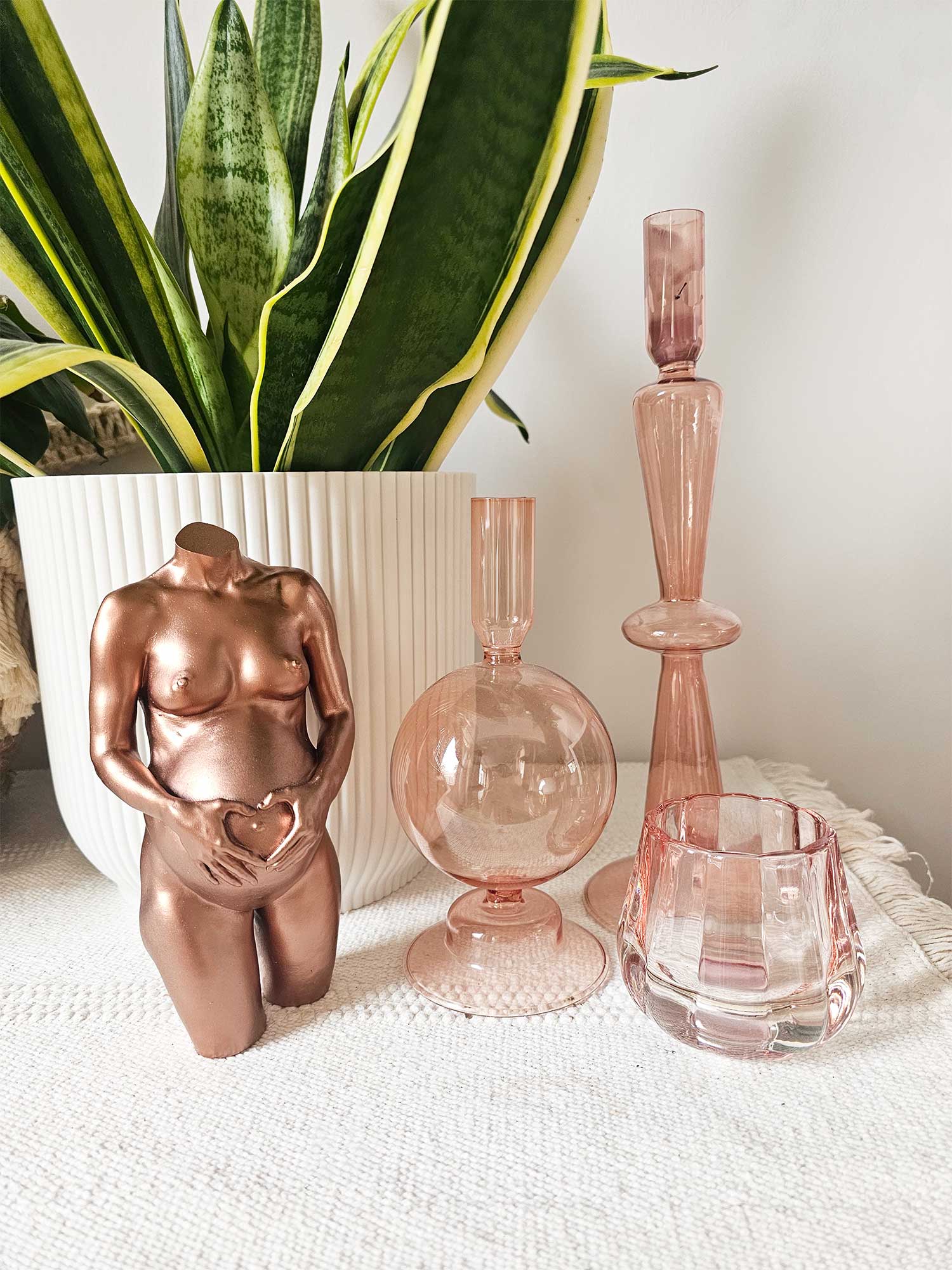 zwangerschapsbeeldje-bronslook Zwangerschapsbeeldje koperlook | 17-107 - Afbeelding 1