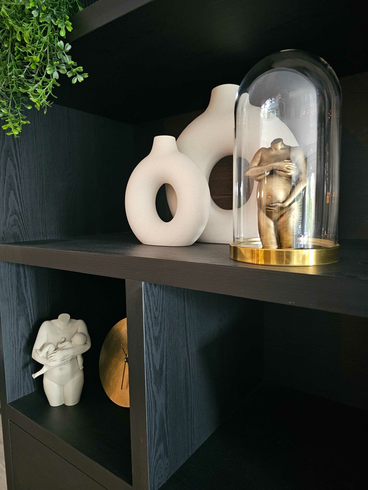 Zwangerschapsbeeldje glossy goudlook | 17-103 - Afbeelding 5