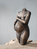 Zwangerschapsbeeldje bronslook | 17-101