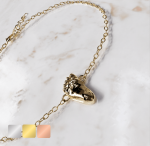 Armband voetje rechtop | 14-206