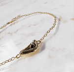 Armband voetje met richting mee | 14-205 - Afbeelding 3