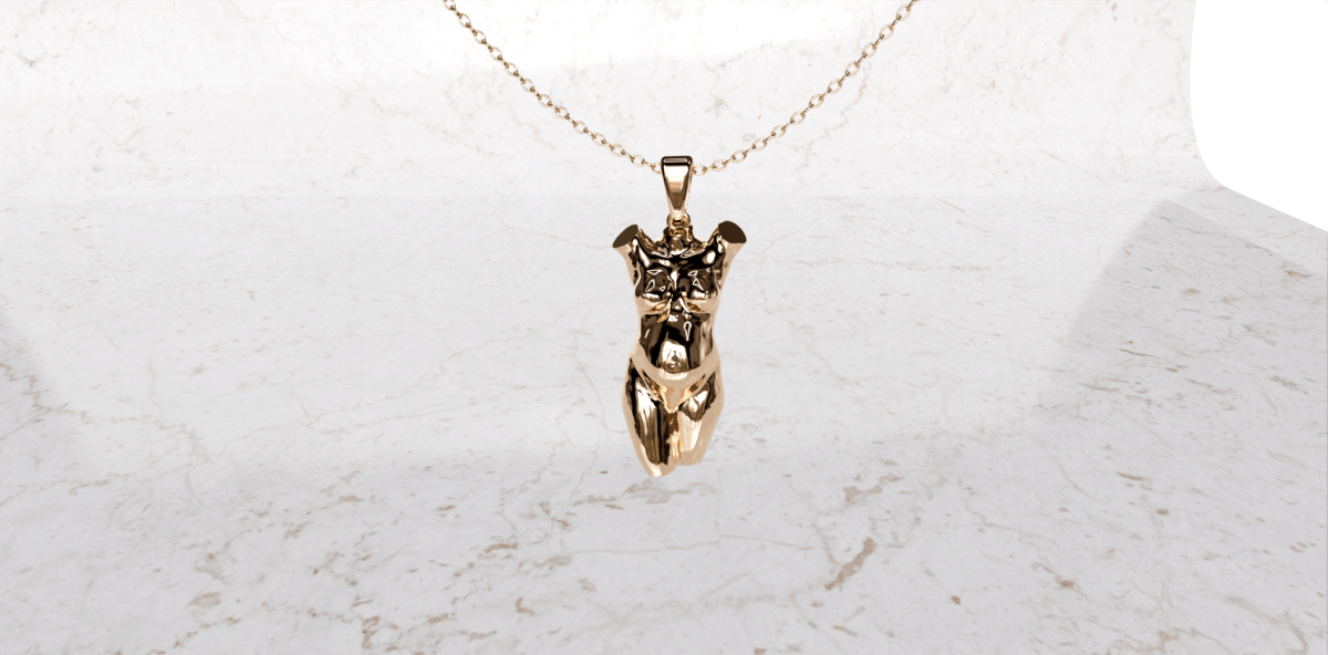 Ketting met zwangerschaps bedel zonder armen | 17-401 - Afbeelding 7