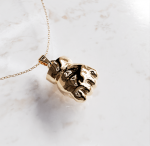 Ketting met handje bedel 3D | 14-410 - Afbeelding 6