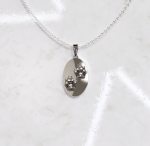 Ketting bedel ovale hanger huisdier | 13-401 - Afbeelding 3