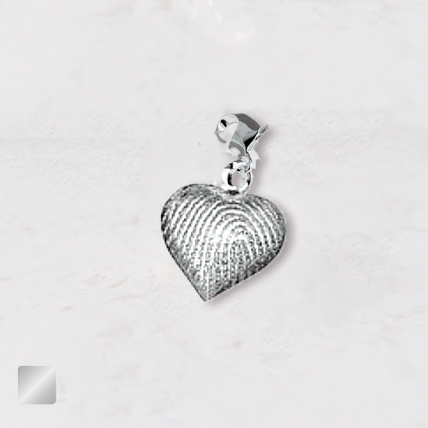 hartje bedel met vingerafdruk