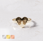 Ring hart vlak huisdier | 13-305